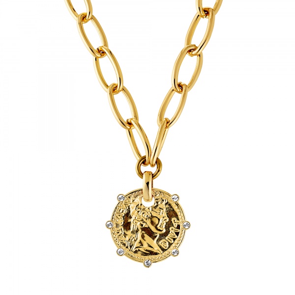 Dyrberg Kern Jenni Gold Necklace - Crystal